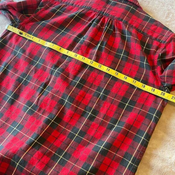 Ralph Lauren Jeans Co. Women's Plaid Button Down Shirt Size Small - Picture 5 of 6